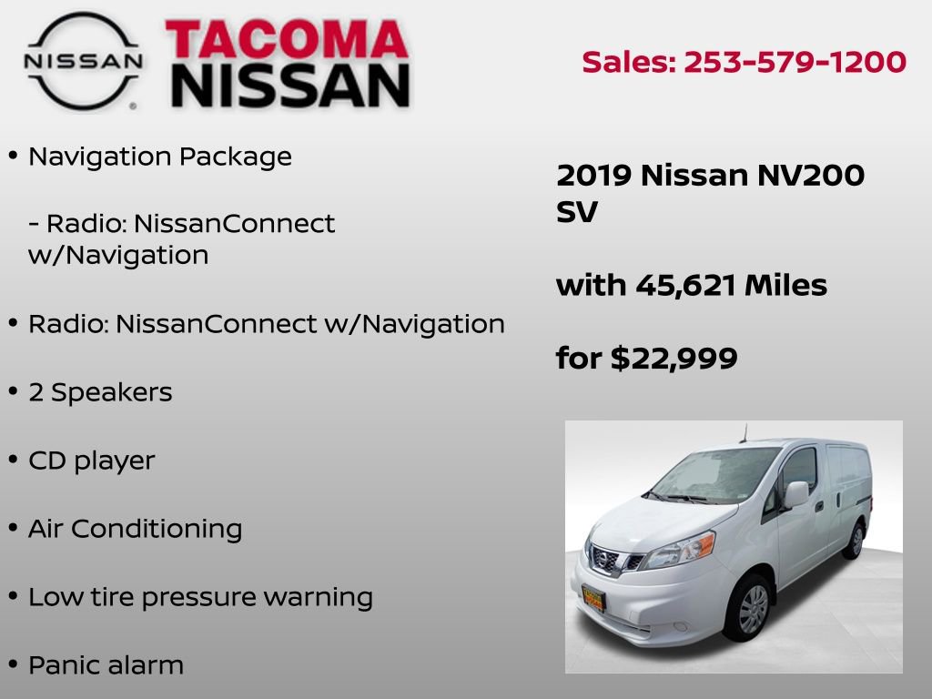 Used 2019 Nissan NV200 SV w/ Navigation Package FWD image 6