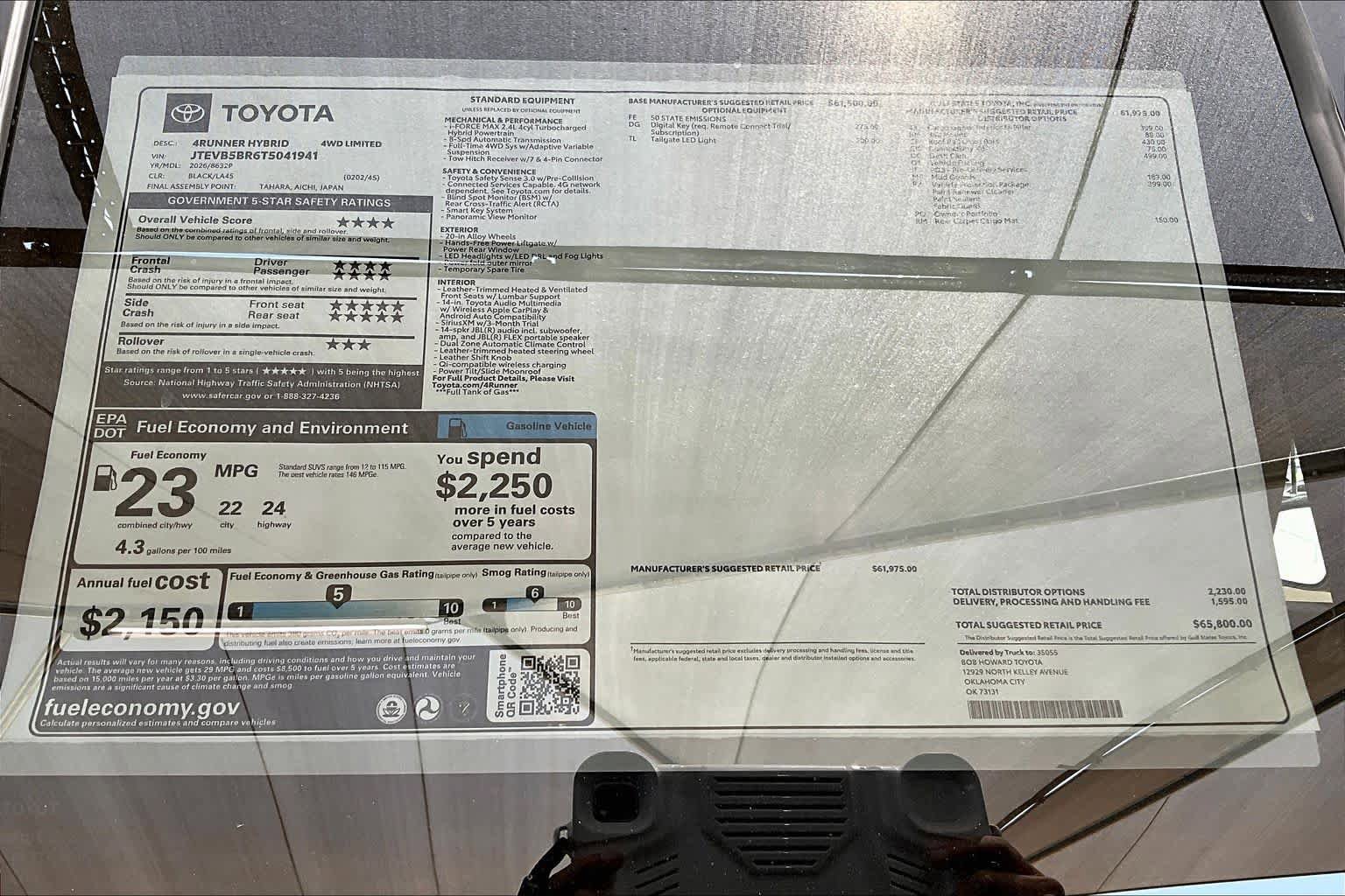 New 2026 Toyota 4Runner Limited AWD/4WD image 19