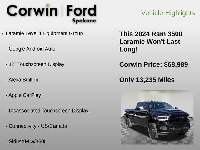 Used 2024 RAM 3500 Laramie w/ Night Edition image 30