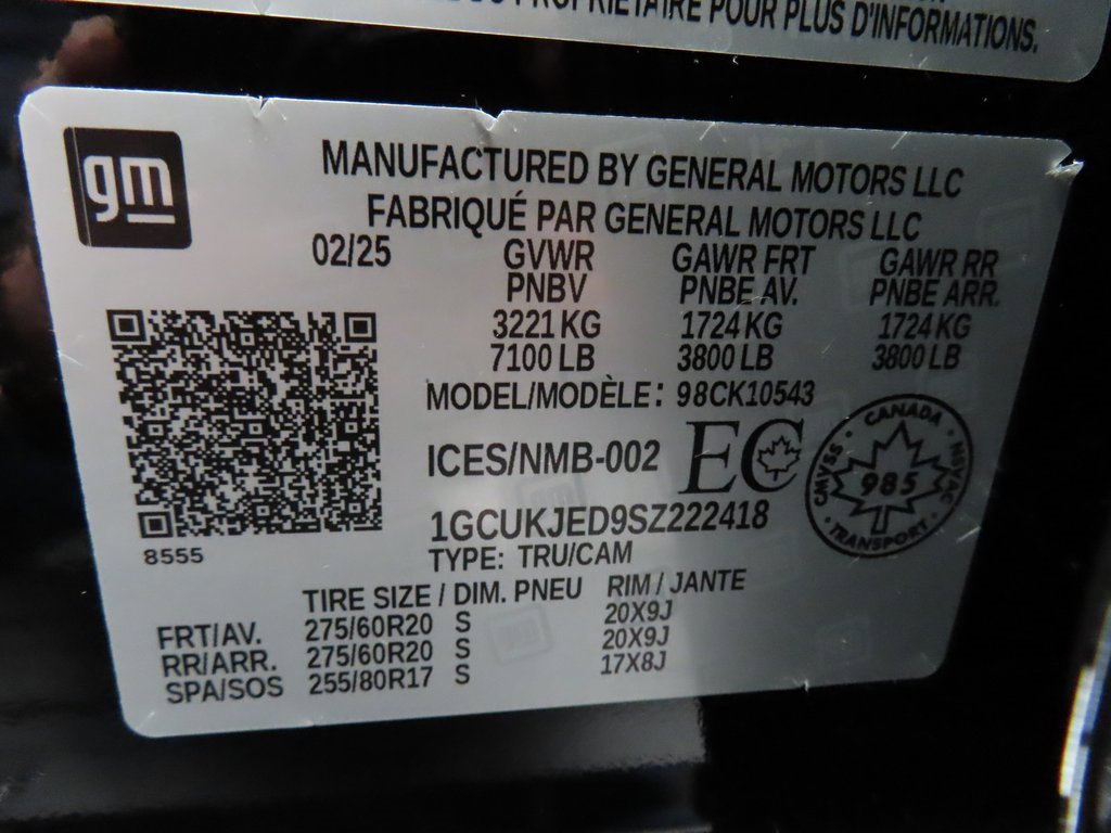 Used 2025 Chevrolet Silverado 1500 High Country w/ Midnight Edition image 81