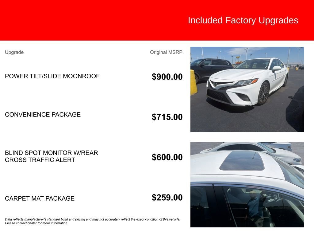 Used 2020 Toyota Camry SE w/ Convenience Package FWD image 5