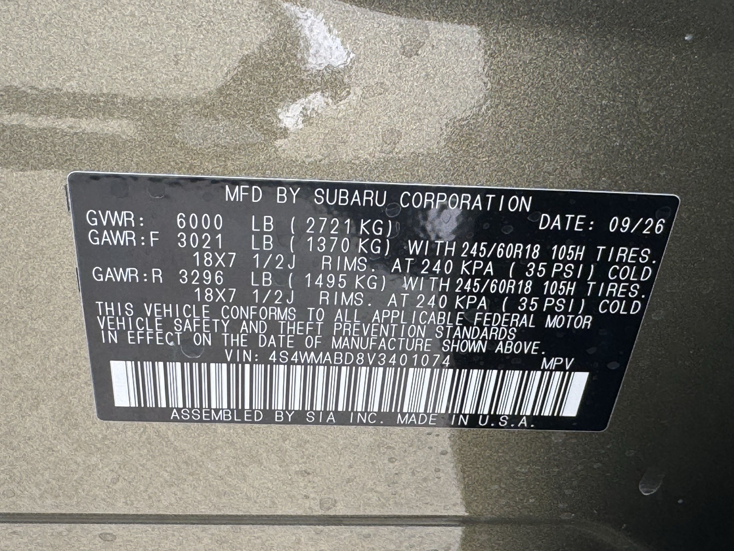 New 2027 Subaru Ascent Premium AWD/4WD image 25