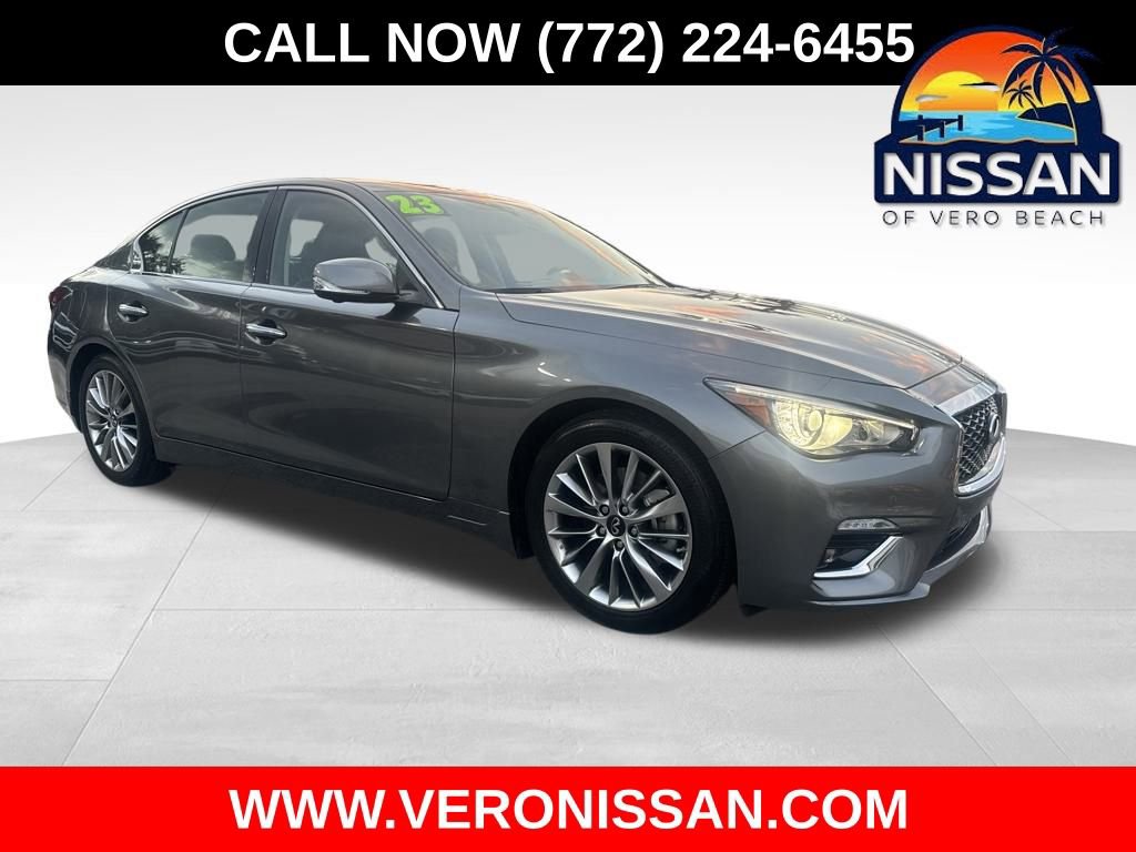 Used 2023 INFINITI Q50 Luxe w/ Cargo Package image 1