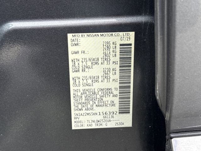 Used 2019 Nissan Murano SV image 21