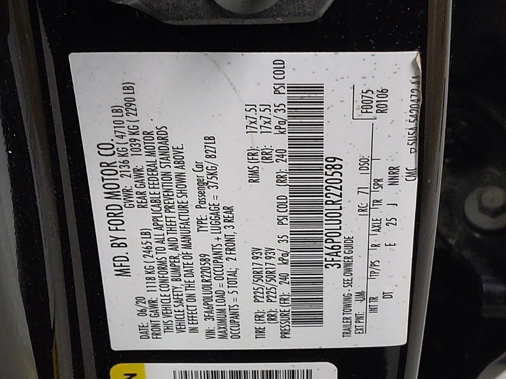 Used 2020 Ford Fusion SE image 33