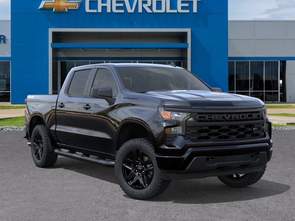 New 2026 Chevrolet Silverado 1500 Custom w/ Turbomax Blackout Package AWD/4WD image 7