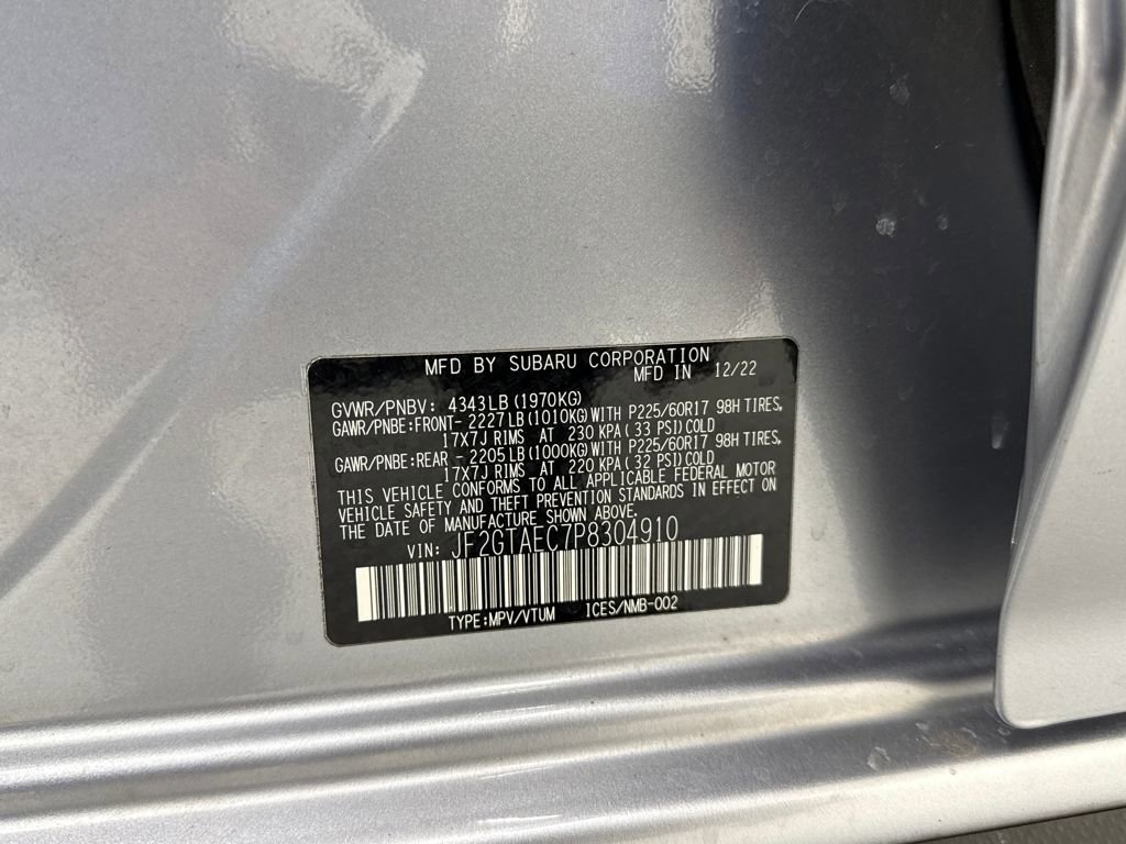 Certified 2023 Subaru Crosstrek 2.0i Premium image 26