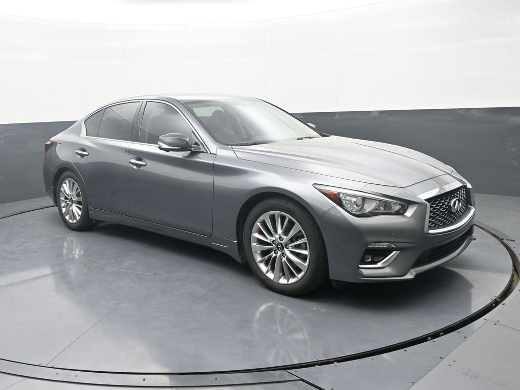 Used 2021 INFINITI Q50 Luxe w/ Seat & Sound Package RWD image 3