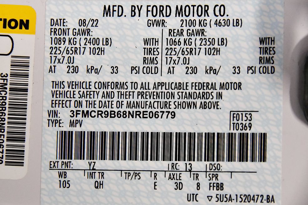 Used 2022 Ford Bronco Sport Big Bend w/ Convenience Package AWD/4WD image 15