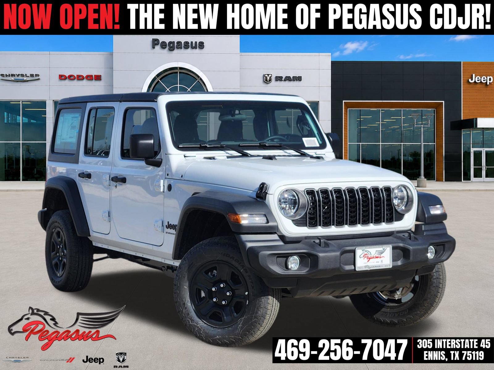New 2026 Jeep Wrangler Unlimited Sport AWD/4WD 360° Tour