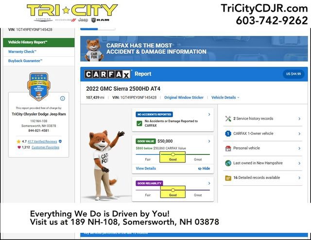 Used 2022 GMC Sierra 2500 AT4 w/ AT4 Premium Plus Package image 4