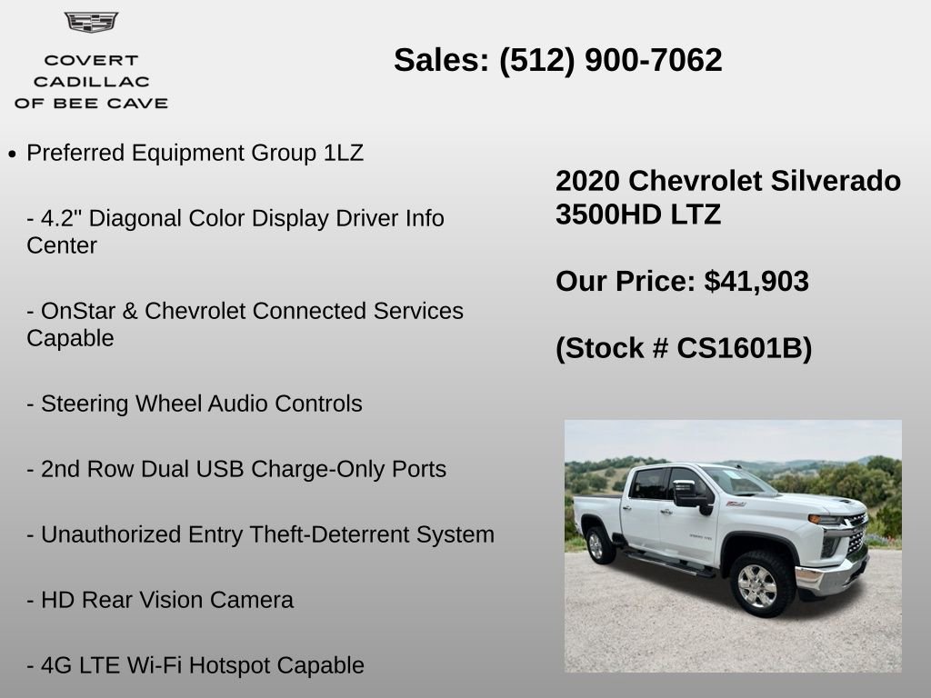 Used 2020 Chevrolet Silverado 3500 LTZ AWD/4WD image 30