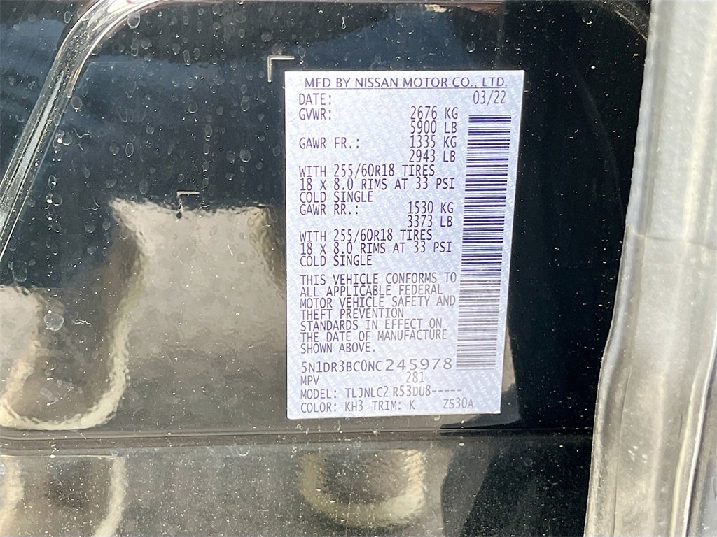 Used 2022 Nissan Pathfinder SV image 34