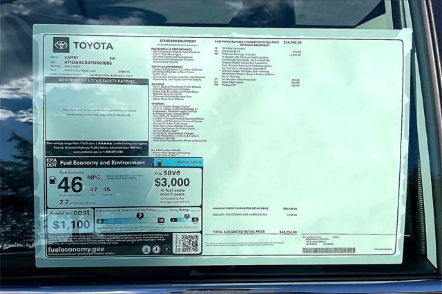 New 2026 Toyota Camry XLE image 14