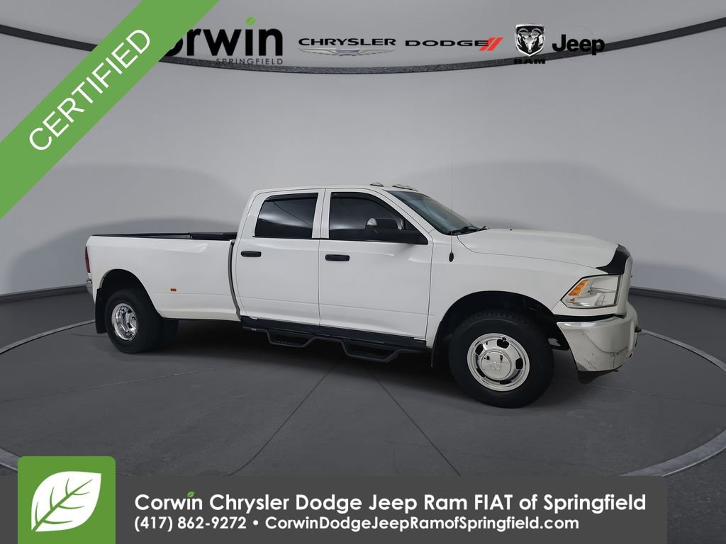 Used 2018 RAM 3500 Tradesman w/ Chrome Appearance Group RWD image 1