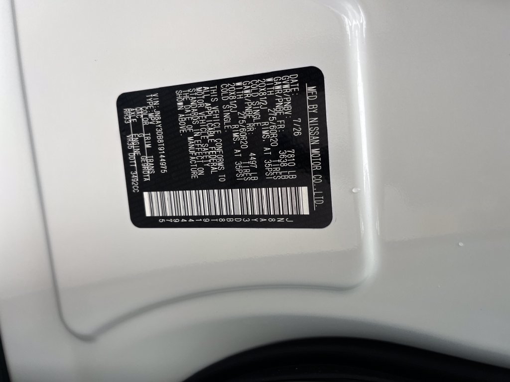 New 2026 Nissan Armada PRO-4X AWD/4WD image 28