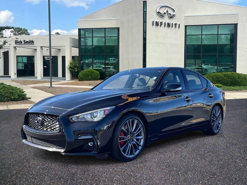 Used 2024 INFINITI Q50 Red Sport 400 w/ Black Opal Edition image 3