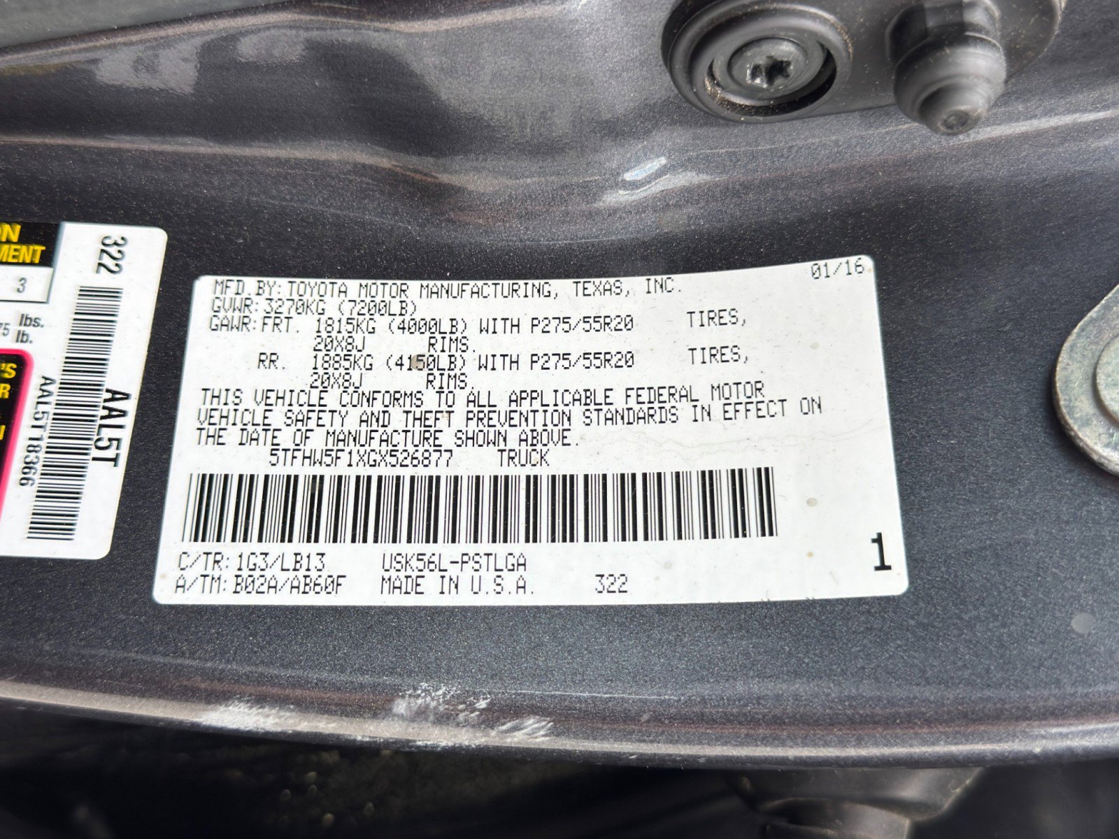 Used 2016 Toyota Tundra Limited w/ Limited Premium Package image 39