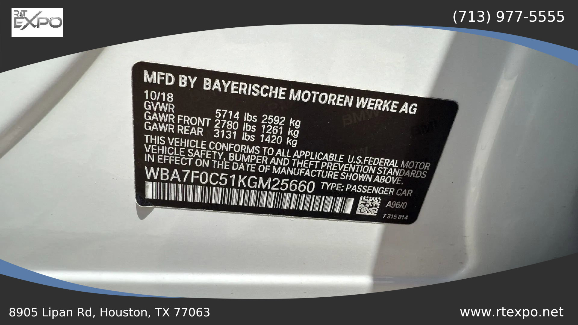 Used 2019 BMW 750i w/ Luxury Rear Seating Package image 62