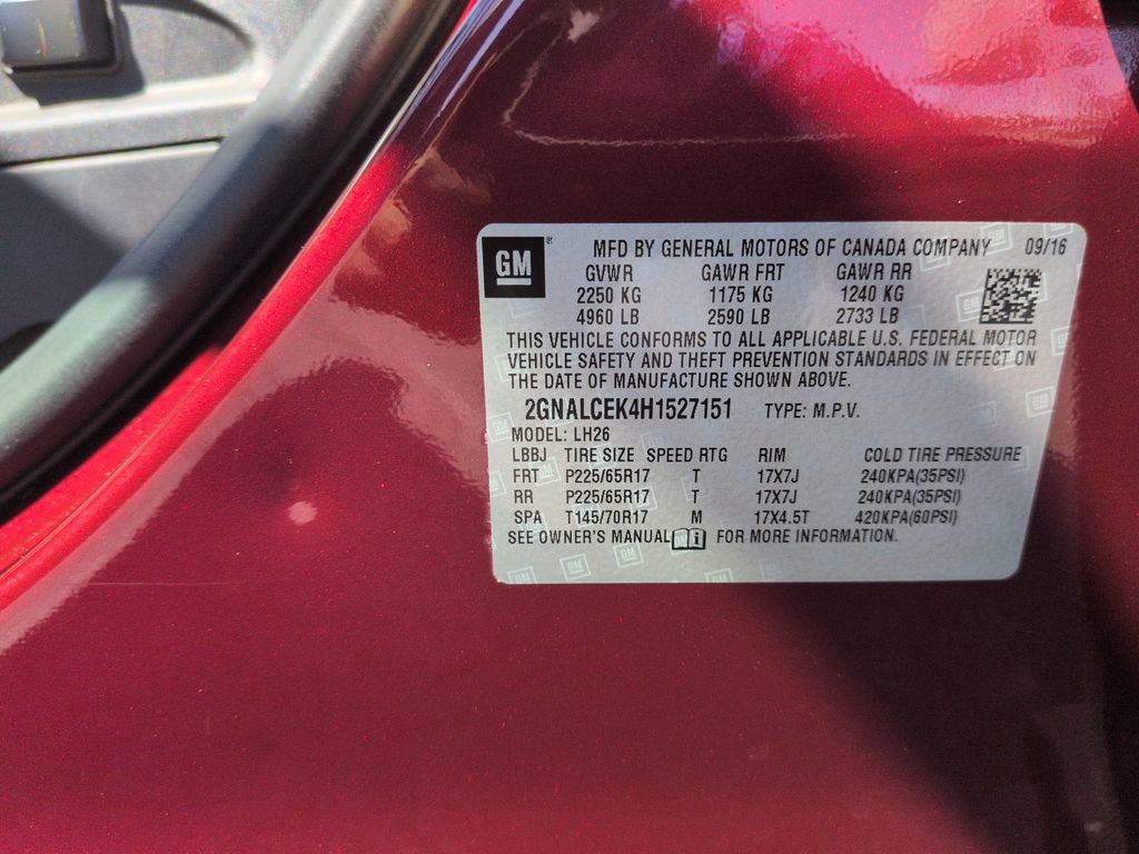Used 2017 Chevrolet Equinox LT w/ Convenience Package FWD image 29