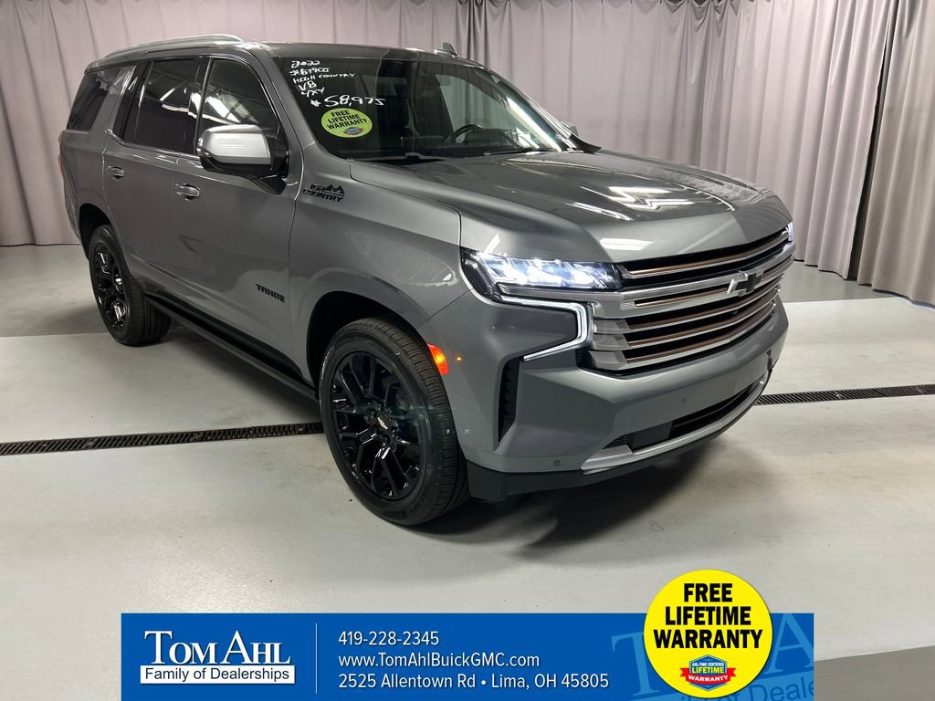 Used 2022 Chevrolet Tahoe High Country