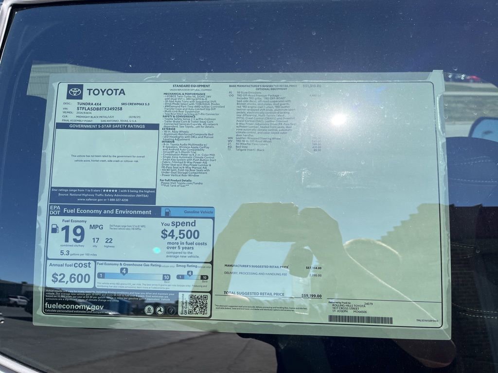 New 2026 Toyota Tundra SR5 image 56