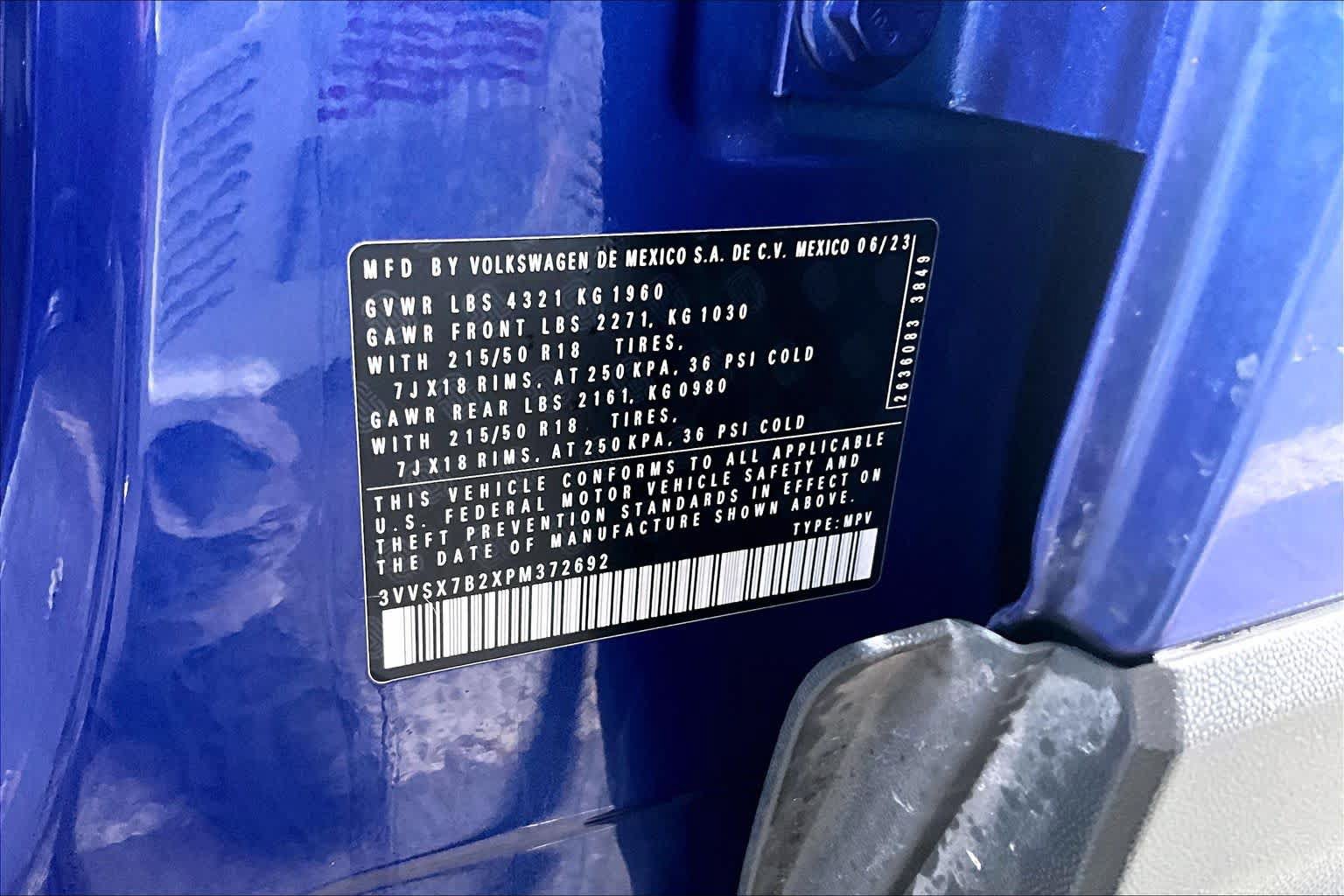Certified 2023 Volkswagen Taos SE FWD image 34