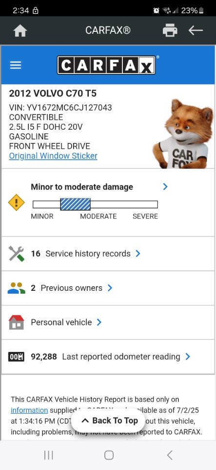 Used 2012 Volvo C70 T5 w/ Climate Pkg image 47