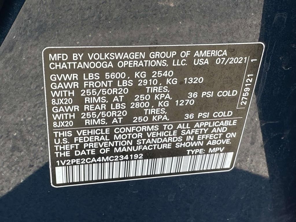 Used 2021 Volkswagen Atlas Cross Sport SE image 31