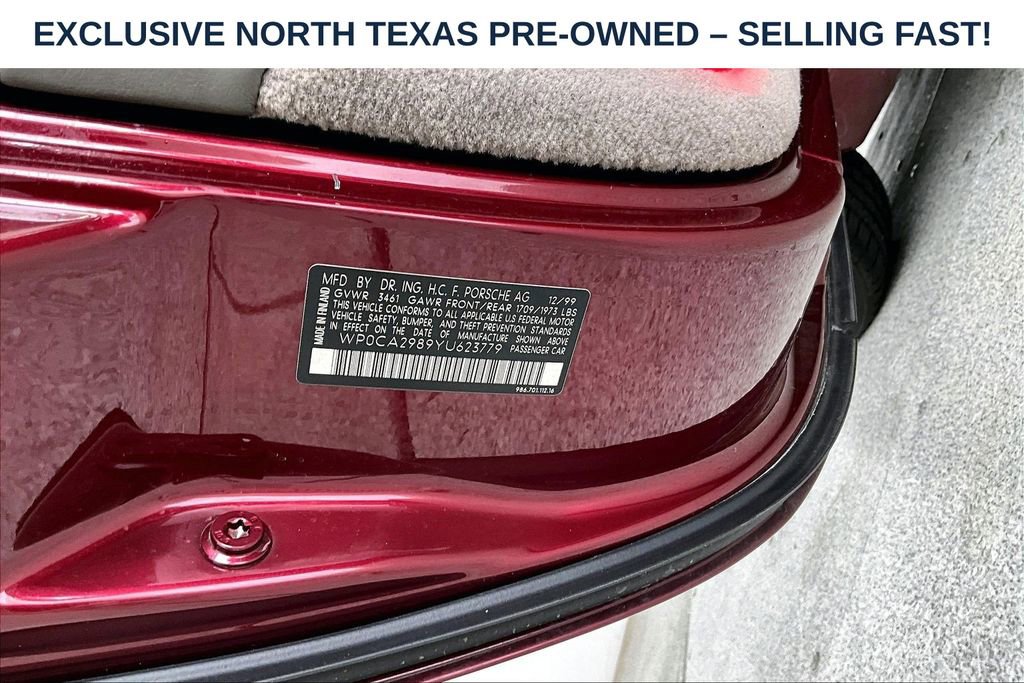 Used 2000 Porsche Boxster RWD image 37