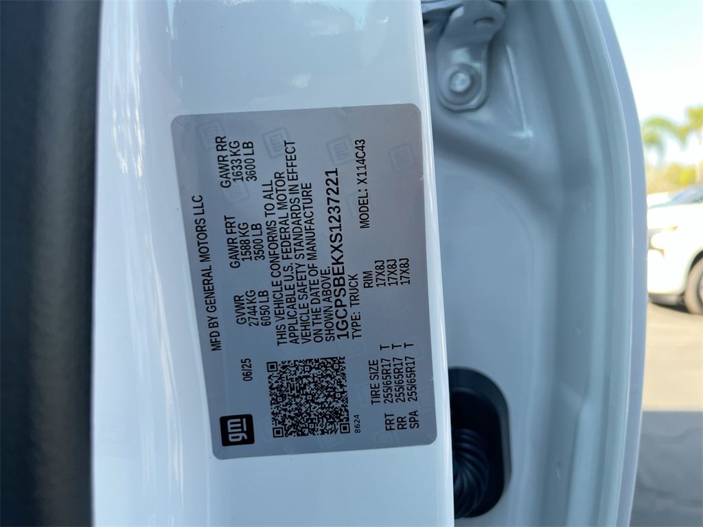 New 2025 Chevrolet Colorado W/T w/ Advanced Trailering Package image 33