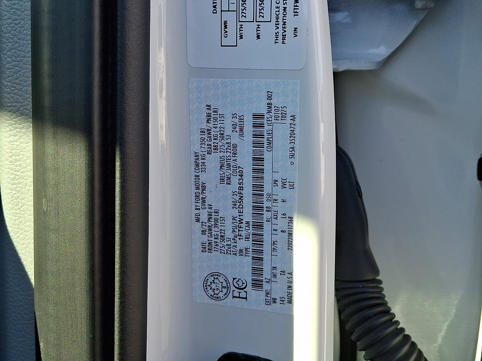 Used 2022 Ford F150 Limited image 27