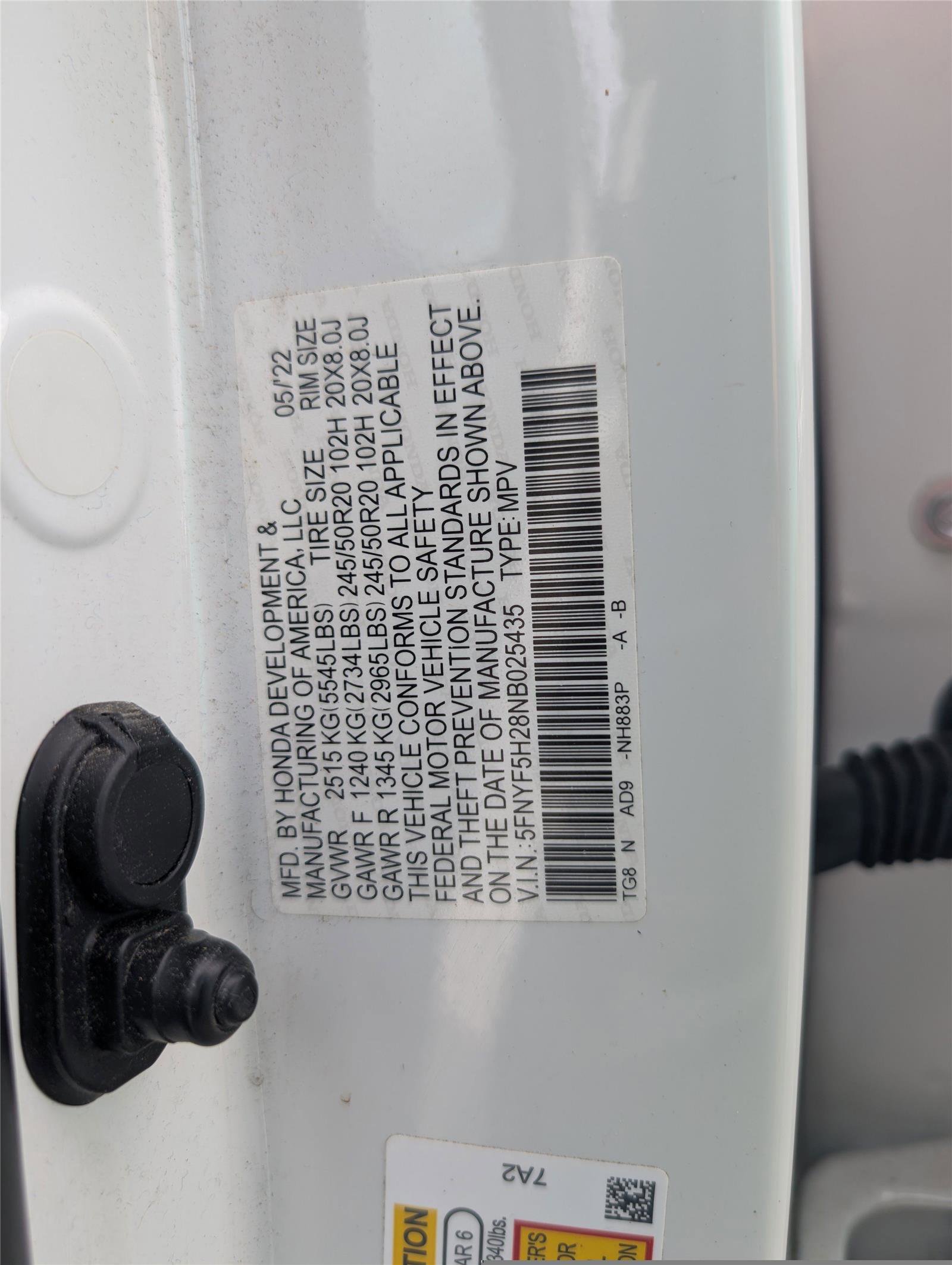 Used 2022 Honda Pilot Special Edition image 13