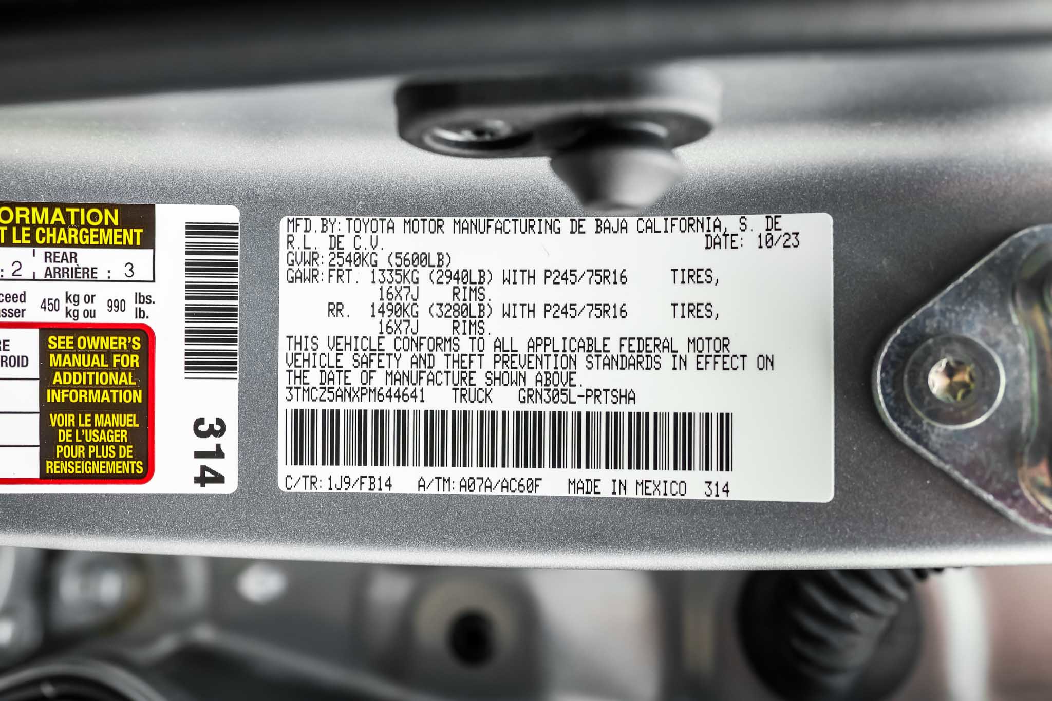 Certified 2023 Toyota Tacoma SR image 28