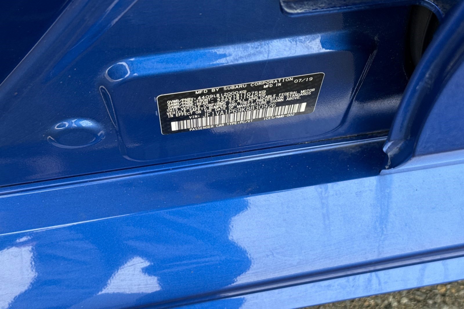 Used 2019 Subaru WRX Limited w/ Popular Package #1 image 19