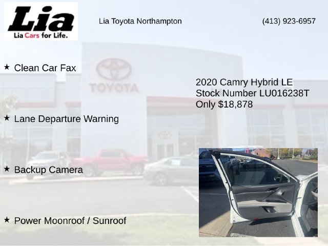 Used 2020 Toyota Camry LE w/ Sunroof Package FWD image 7