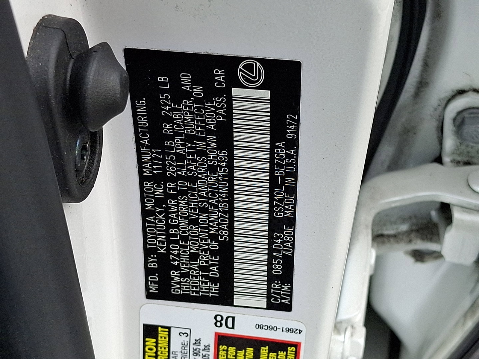 Certified 2022 Lexus ES 350 w/ Premium Package image 28