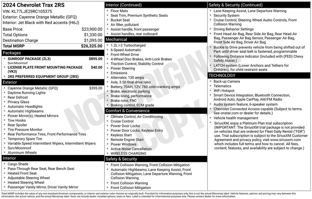 Used 2024 Chevrolet Trax RS w/ Sunroof Package FWD video 2