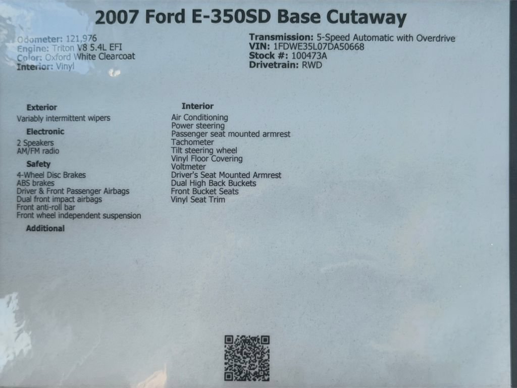 Used 2007 Ford E-350 and Econoline 350 Super Duty RWD image 32