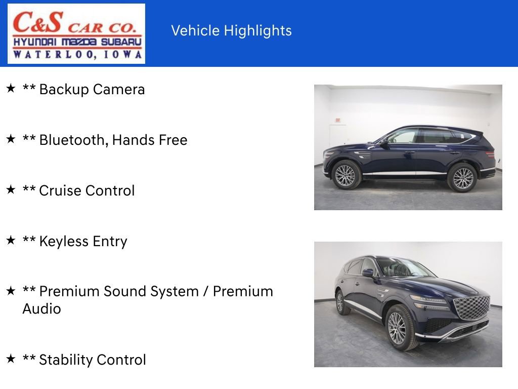 New 2025 Genesis GV80 2.5T Standard image 7