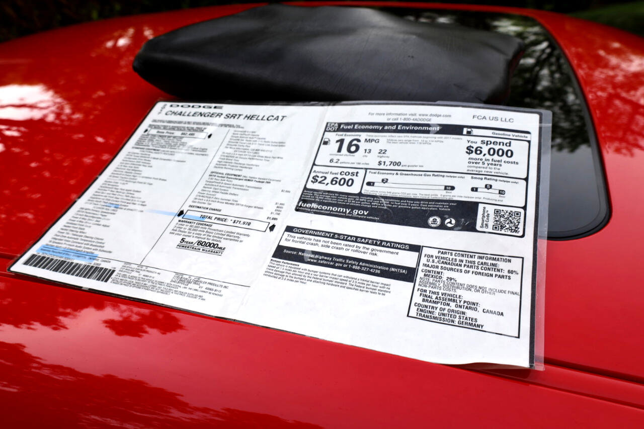 Used 2017 Dodge Challenger SRT Hellcat image 13