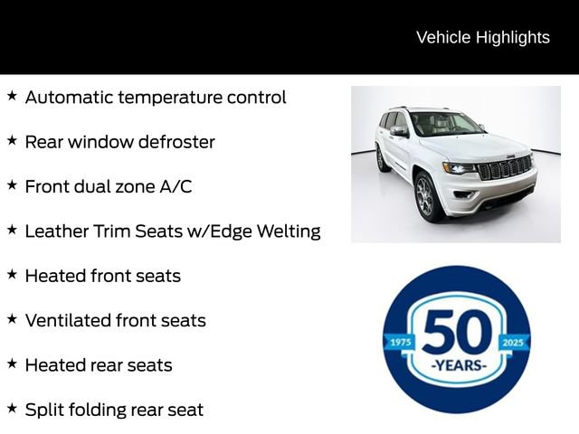 Used 2020 Jeep Grand Cherokee Overland AWD/4WD image 16