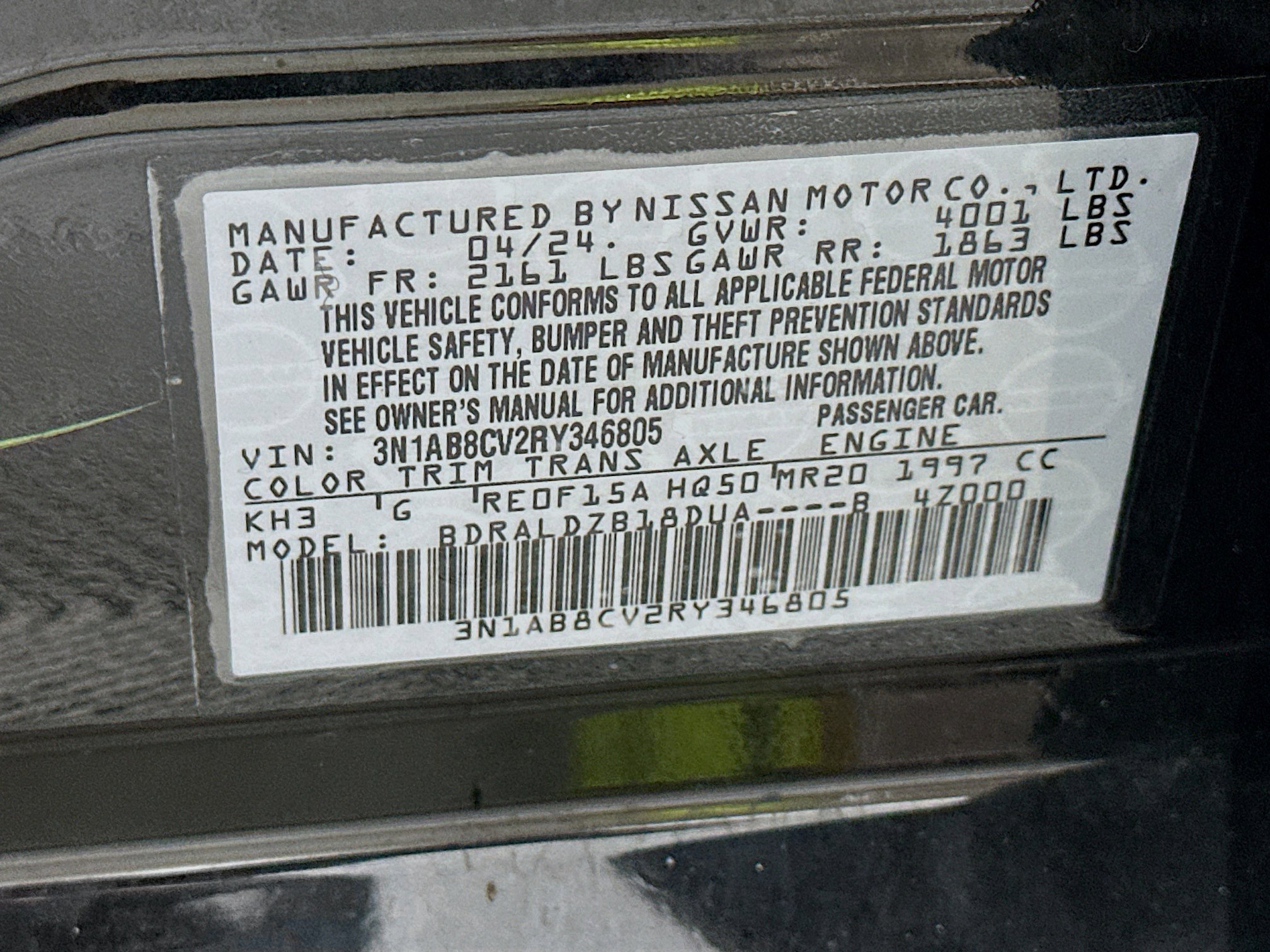 Used 2024 Nissan Sentra SV image 12