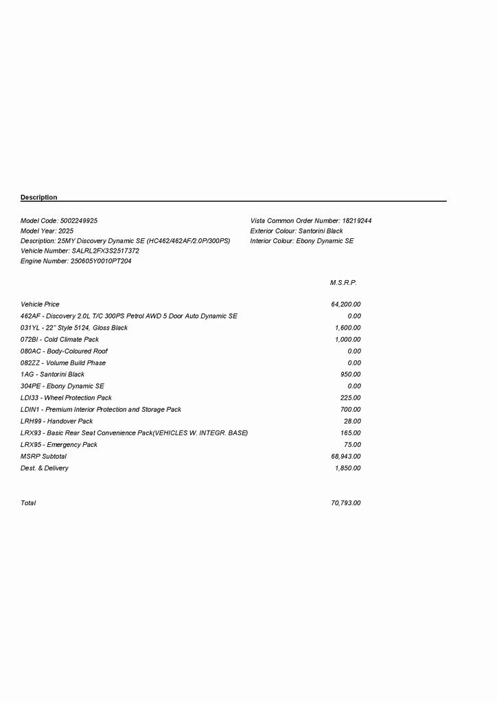 New 2025 Land Rover Discovery Dynamic SE image 3