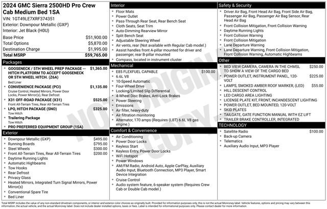 Used 2024 GMC Sierra 2500 Pro AWD/4WD image 35