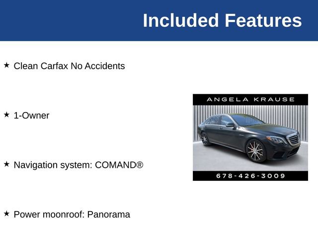 Used 2016 Mercedes-Benz S 63 AMG 4MATIC Sedan image 5