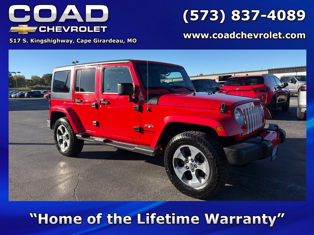 Used 2016 Jeep Wrangler Unlimited Sahara w/ Dual Top Group AWD/4WD image 1