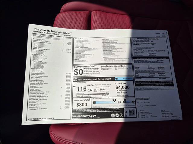 New 2027 BMW i5 eDrive40 w/ M Sport Package RWD image 17