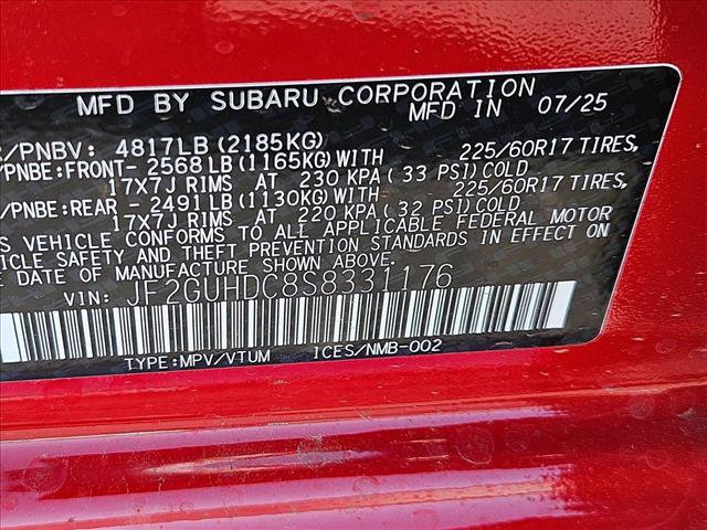 Certified 2025 Subaru Crosstrek 2.5i Premium AWD/4WD image 17