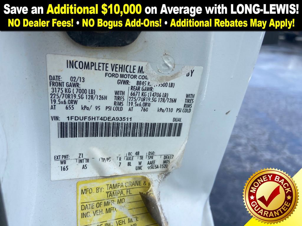 Used 2013 Ford F550 4x4 Regular Cab Super Duty w/ Payload Upgrade Pkg image 31